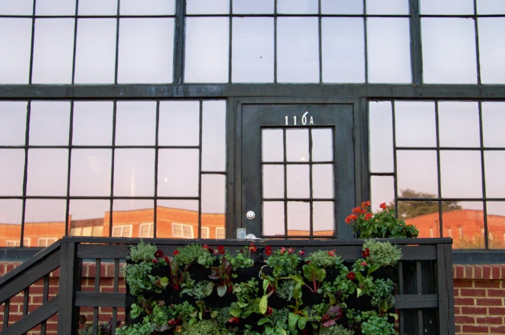 Hanging Edible Garden for Catering Company